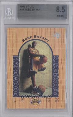 1996-97 Upper Deck UD3 - [Base] #19 - Hardwood Prospects - Kobe Bryant [BGS 8.5 NM‑MT+]