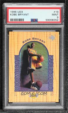 1996-97 Upper Deck UD3 - [Base] #19 - Hardwood Prospects - Kobe Bryant [PSA 9 MINT]