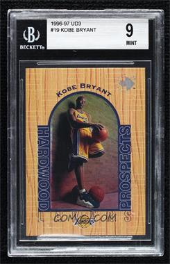 1996-97 Upper Deck UD3 - [Base] #19 - Hardwood Prospects - Kobe Bryant [BGS 9 MINT]