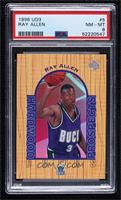 Hardwood Prospects - Ray Allen [PSA 8 NM‑MT]