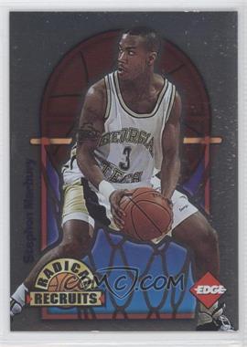 1996 Collector's Edge Rookie Rage - Radical Recruits #12 - Stephon Marbury /6750