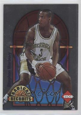 1996 Collector's Edge Rookie Rage - Radical Recruits #12 - Stephon Marbury /6750