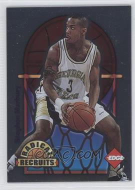 1996 Collector's Edge Rookie Rage - Radical Recruits #12 - Stephon Marbury /6750