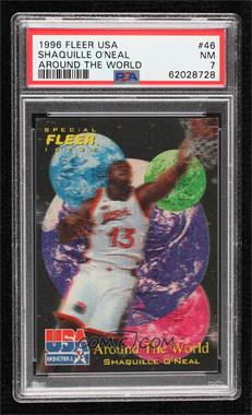 1996 Fleer USA Basketball - [Base] #46 - Shaquille O'Neal [PSA 7 NM]