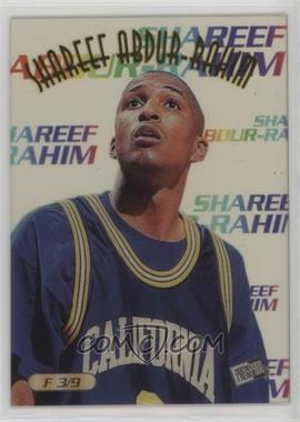 1996 Press Pass - Acetates #F 3 - Shareef Abdur-Rahim