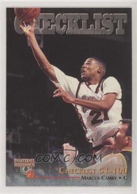 1996 Score Board Basketball Rookies - [Base] #80 - Marcus Camby