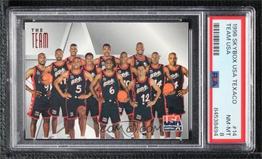 1996 Skybox Texaco USA Basketball - [Base] #14 - Team USA (Olympics) Team [PSA 8 NM‑MT]