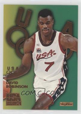1996 Skybox USA Basketball - [Base] - Bronze #B8 - David Robinson [EX to NM]