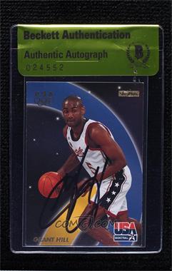 1996 Skybox USA Basketball - [Base] #22 - Grant Hill [BAS Authentic]