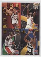 Scottie Pippen, Hakeem Olajuwon, David Robinson, John Stockton