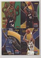 Glenn Robinson, Karl Malone, Reggie Miller, Shaquille O'Neal