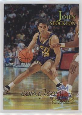 1996 Topps Stars - [Base] - Atomic Refractor #143 - John Stockton