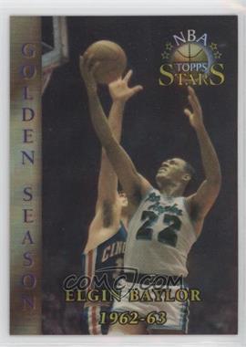 1996 Topps Stars - [Base] - Atomic Refractor #56 - Golden Seasons - Elgin Baylor