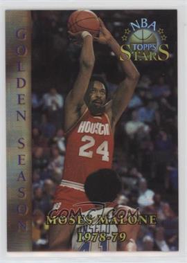 1996 Topps Stars - [Base] - Atomic Refractor #77 - Golden Seasons - Moses Malone