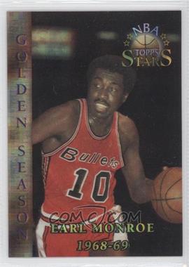 1996 Topps Stars - [Base] - Atomic Refractor #81 - Golden Seasons - Earl Monroe