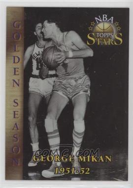 1996 Topps Stars - [Base] - Finest Refractor #80 - Golden Seasons - George Mikan