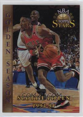 1996 Topps Stars - [Base] - Finest Refractor #86 - Golden Seasons - Scottie Pippen