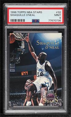 1996 Topps Stars - [Base] #32 - Shaquille O'Neal [PSA 9 MINT]