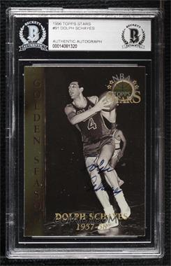 1996 Topps Stars - [Base] #91 - Golden Seasons - Dolph Schayes [BAS BGS Authentic]