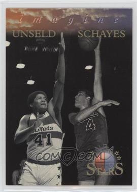 1996 Topps Stars - Imagine #I-21 - Wes Unseld, Dolph Schayes