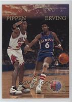 Scottie Pippen, Julius Erving [EX to NM]