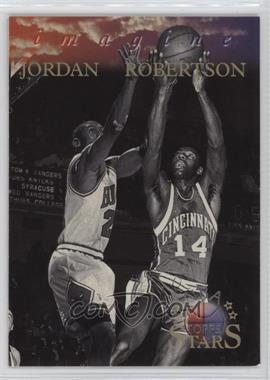 1996 Topps Stars - Imagine #I-6 - Michael Jordan, Oscar Robertson