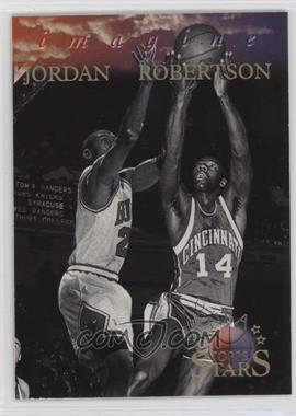 1996 Topps Stars - Imagine #I-6 - Michael Jordan, Oscar Robertson