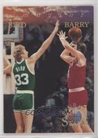 Larry Bird, Rick Barry [EX to NM]