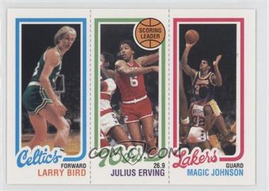 1996 Topps Stars - Reprints - Members Only #8 - Larry Bird, Julius Erving, Magic Johnson