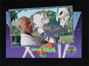 1996 Upper Deck Authenticated - [Base] #_MJBB.1 - Space Jam - Michael Jordan, Bugs Bunny (Foil photo frame) /5000