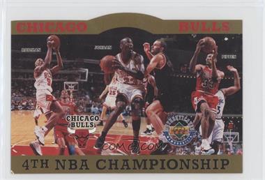 1996 Upper Deck Authenticated - [Base] #CB4C.2 - Chicago Bulls 4th NBA Championship (Dennis Rodman, Michael Jordan, Scottie Pippen) /10000