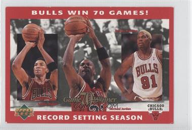 1996 Upper Deck Authenticated - Jumbos #_CHBU.1 - Chicago Bulls (Buls Win 70 Games!) [Noted]