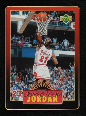 1996 Upper Deck Metal Michael Jordan - Tin Set Red/Black Bordered #3 - Michael Jordan