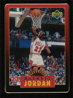 1996 Upper Deck Metal Michael Jordan - Tin Set Red/Black Bordered #3 - Michael Jordan