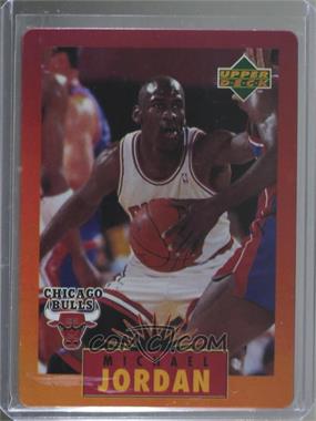 1996 Upper Deck Metal Michael Jordan - Tin Set Red/Orange Border #3 - Michael Jordan