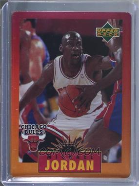 1996 Upper Deck Metal Michael Jordan - Tin Set Red/Orange Border #3 - Michael Jordan