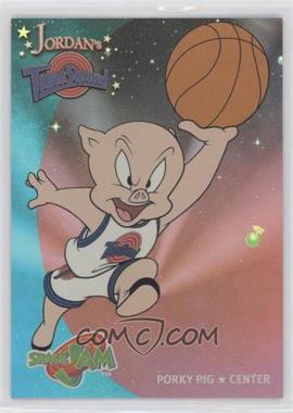 1996 Upper Deck Space Jam - Jordan's TuneSquad #T4 - Porky Pig, Michael Jordan