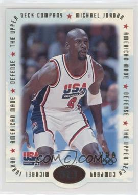 1996 Upper Deck USA Basketball Deluxe Gold Edition - American Made Michael Jordan #M2 - Michael Jordan