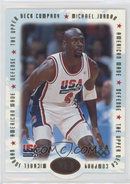 1996 Upper Deck USA Basketball Deluxe Gold Edition - American Made Michael Jordan #M2 - Michael Jordan