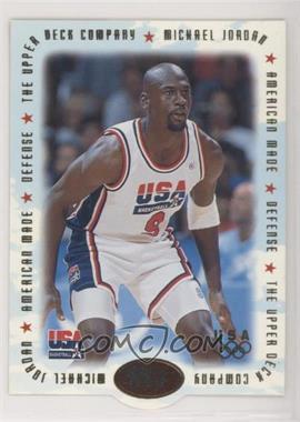 1996 Upper Deck USA Basketball Deluxe Gold Edition - American Made Michael Jordan #M2 - Michael Jordan