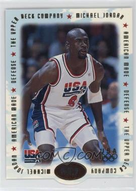 1996 Upper Deck USA Basketball Deluxe Gold Edition - American Made Michael Jordan #M2 - Michael Jordan