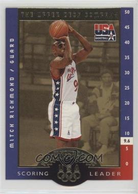 1996 Upper Deck USA Basketball Deluxe Gold Edition - Prize Follow Your Dreams - Gold #FD6 - Mitch Richmond