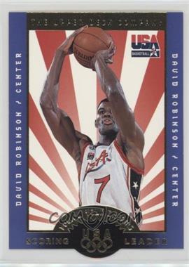 1996 Upper Deck USA Basketball Deluxe Gold Edition - Redemption Follow Your Dreams #F8 - David Robinson