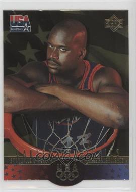 1996 Upper Deck USA Basketball Deluxe Gold Edition - SP - Gold #S5 - Shaquille O'Neal