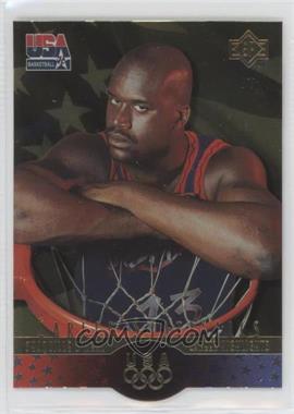 1996 Upper Deck USA Basketball Deluxe Gold Edition - SP - Gold #S5 - Shaquille O'Neal