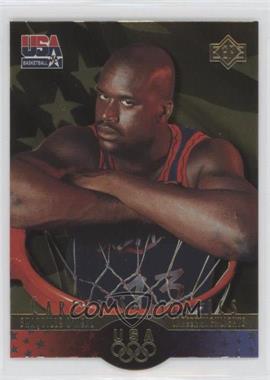 1996 Upper Deck USA Basketball Deluxe Gold Edition - SP - Gold #S5 - Shaquille O'Neal [EX to NM]