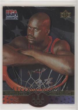 1996 Upper Deck USA Basketball Deluxe Gold Edition - SP #S5 - Shaquille O'Neal [EX to NM]