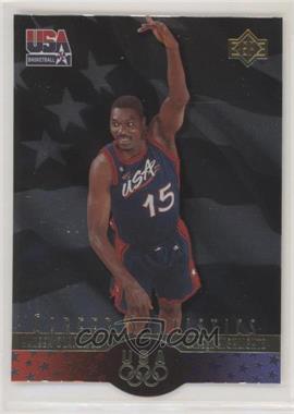 1996 Upper Deck USA Basketball Deluxe Gold Edition - SP #S6 - Hakeem Olajuwon