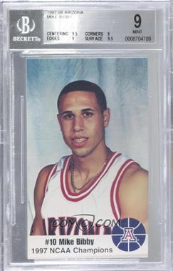 1997-98 Arizona Wildcats Police - [Base] #10 - Mike Bibby [BGS 9 MINT]