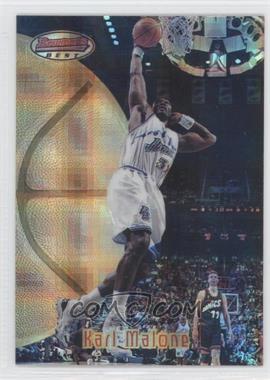 1997-98 Bowman's Best - [Base] - Atomic Refractor #13 - Karl Malone